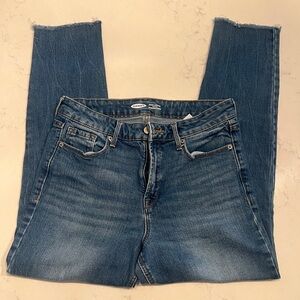 Old Navy Size 10 High-Rise Straight Leg Jeans